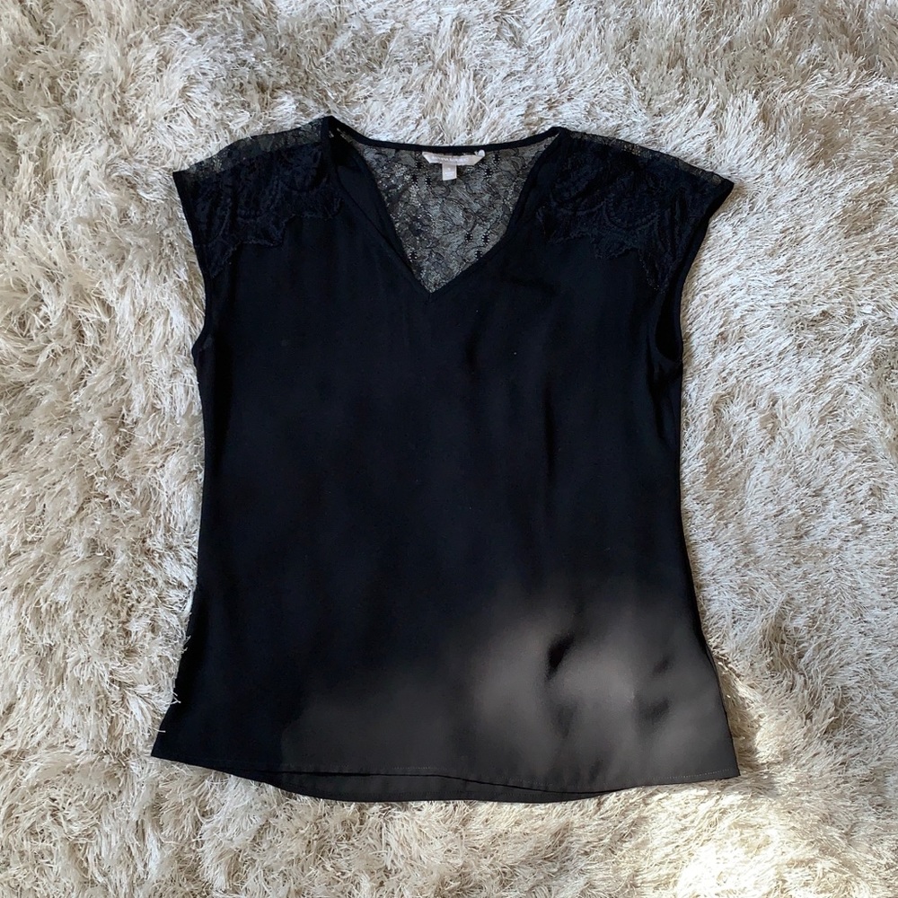 Banana Republic Lace Detail Blouse